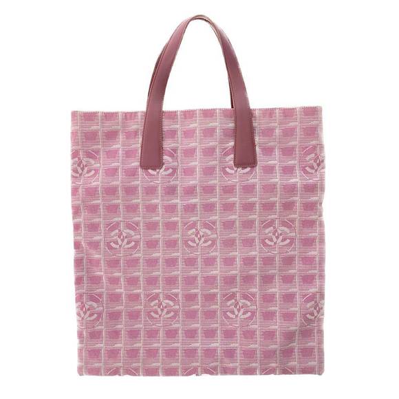CHANEL Line Tote Bag Vertical Pink - Picture 1 of 10